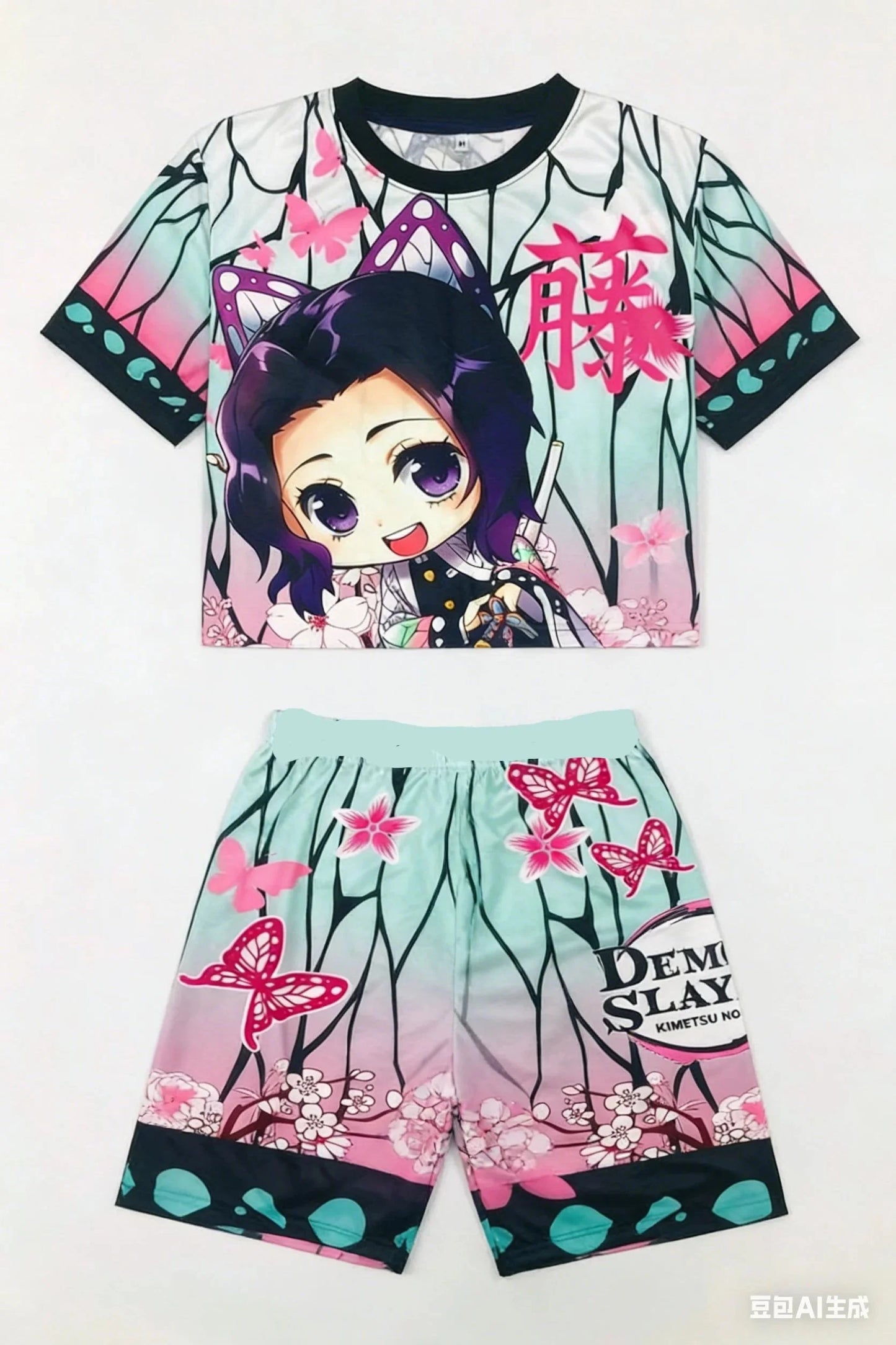 Demon Slayer Multi-character, Multi-style 3D Printed Pajamas and Loungewear for Kids and Adults, Family Outing Eye-catching