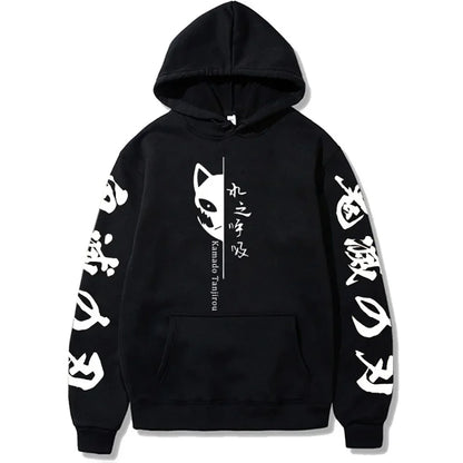 Japanese Anime Demon Slayer Plus Size Hoodie Women Sweatshirts Kamado Nezuko Print Hooded Harajuku Girl And Boy Casual Pullover