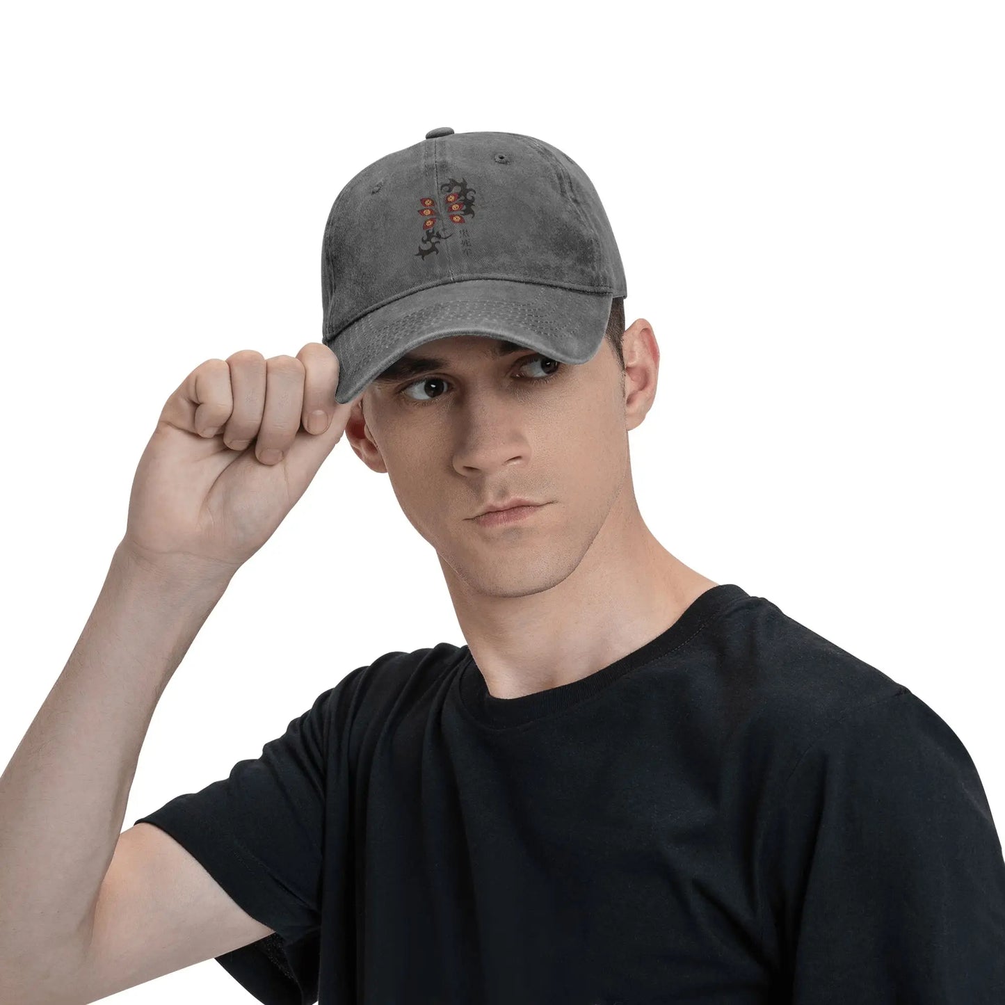 Demon Slayer  Multicolor Hat Peaked Women's Cap Kokushibo Personalized Visor Protection Hats