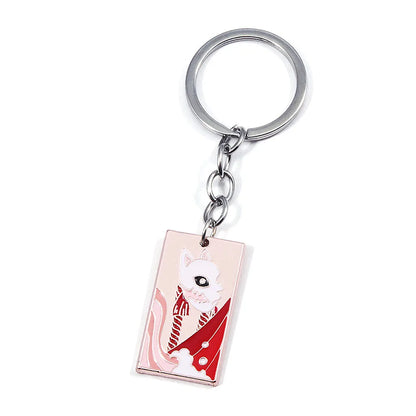Demon Slayer Anime  Keychain Kamado Tanjiro Nezuko Hashira Ghost Slayer Corps Car Key Chain Cute  Birthday Gift For Anime Fans