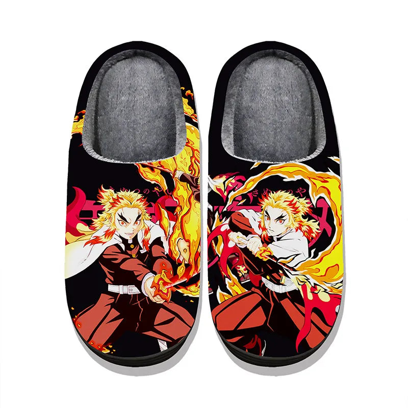 Chaussons Rengoku flammes