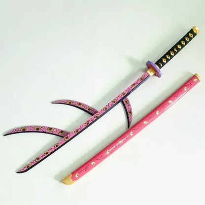 104cm Demon Slayer Katana Schwert Sword Anime Cosplay Prop Ninja Knife Real Size Japanese Katana Original Samurai Sabre Gift