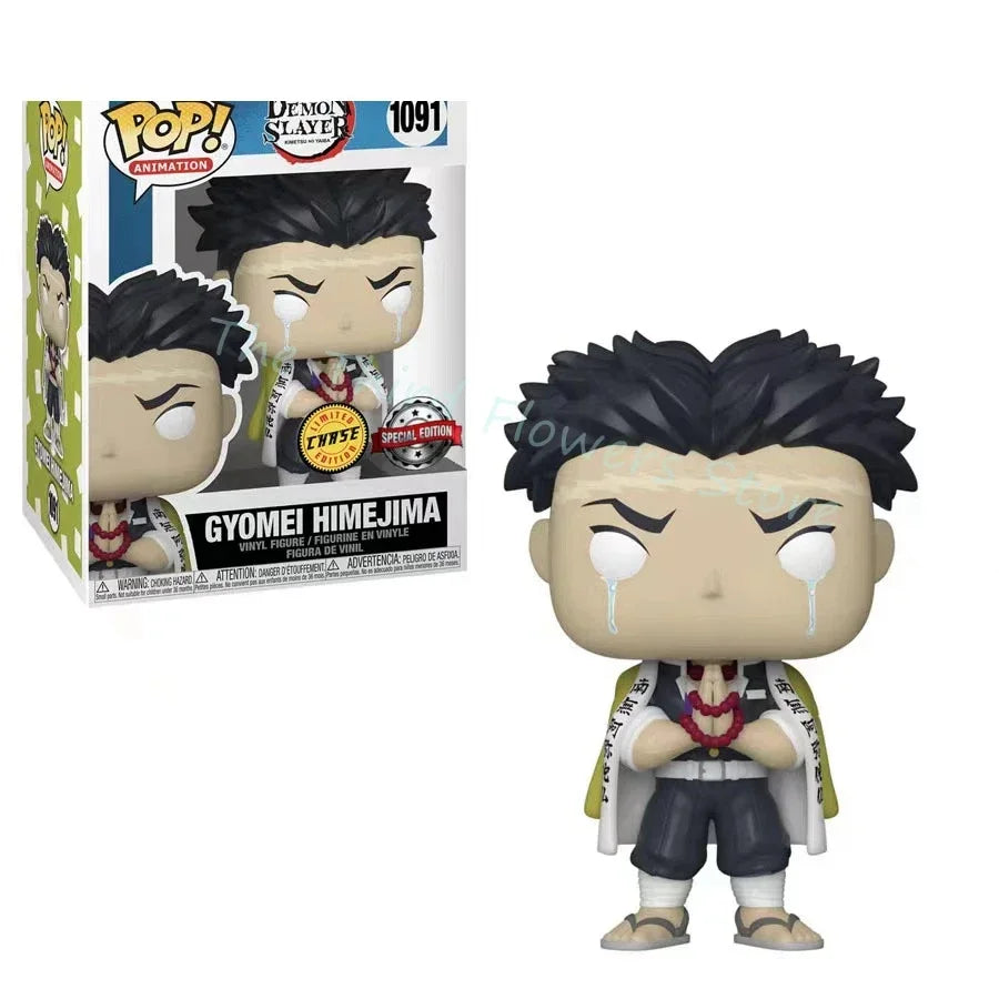 2026 Funko POP Demon Slayer Tanjiro 1304 Kanroji 1306 Rui 1307 Sanemi 1253 Nezuko 1254 Obanai 1395 Action Figures Model Toy Gift