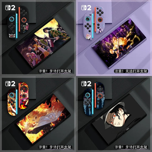 Anime Demon Slayer Tanjiro For Switch2 Protective Case Demon Slayer Anti Fall All Inclusive Hard Shell Switch 2 Decoration Gifts