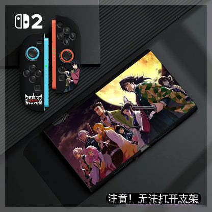 Anime Demon Slayer Tanjiro For Switch2 Protective Case Demon Slayer Anti Fall All Inclusive Hard Shell Switch 2 Decoration Gifts