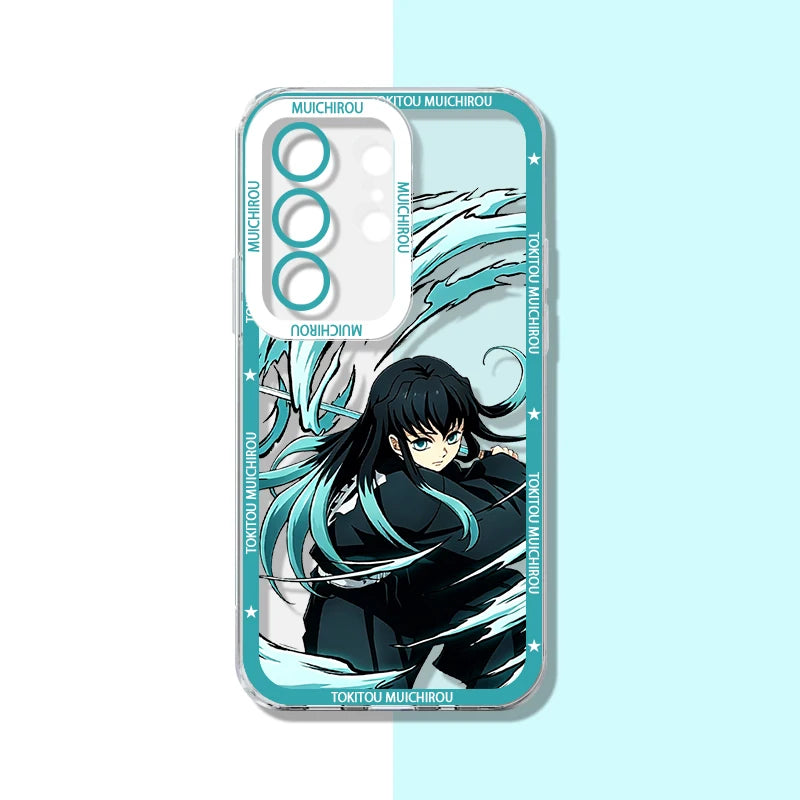 Demon Slayer Tanjiro Phone Case for Samsung Galaxy S26 Ultra S25 Edge S24 S23 S22 S21 FE Plus A57 A37 5G A07 A17 4G Back Cover