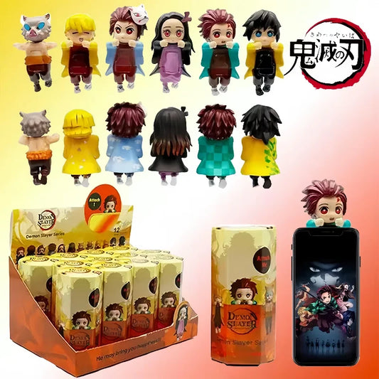 2025 New Styles Sonneess Angel Anime Demon Slayer Blind Box Set Handmade Anime Cartoon Doll Desktop Decoration Birthday Gift