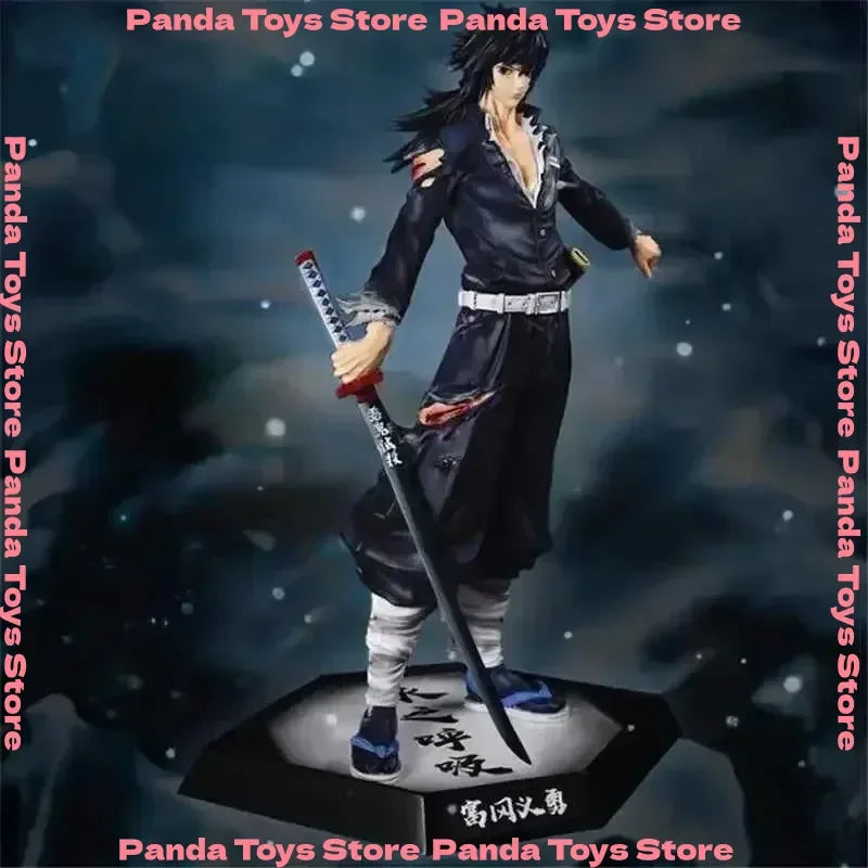 In Stock 30cm Demon Slayer Figure Himejima Gyoumei Figure Tomiokagiyuu Action Figurine Hantengu Akaza Figures Statue Model Toy