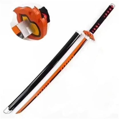 104cm Demon Slayer Katana Schwert Sword Anime Cosplay Prop Ninja Knife Real Size Japanese Katana Original Samurai Sabre Gift