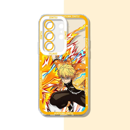 Demon Slayer Tanjiro Phone Case for Samsung Galaxy S26 Ultra S25 Edge S24 S23 S22 S21 FE Plus A57 A37 5G A07 A17 4G Back Cover
