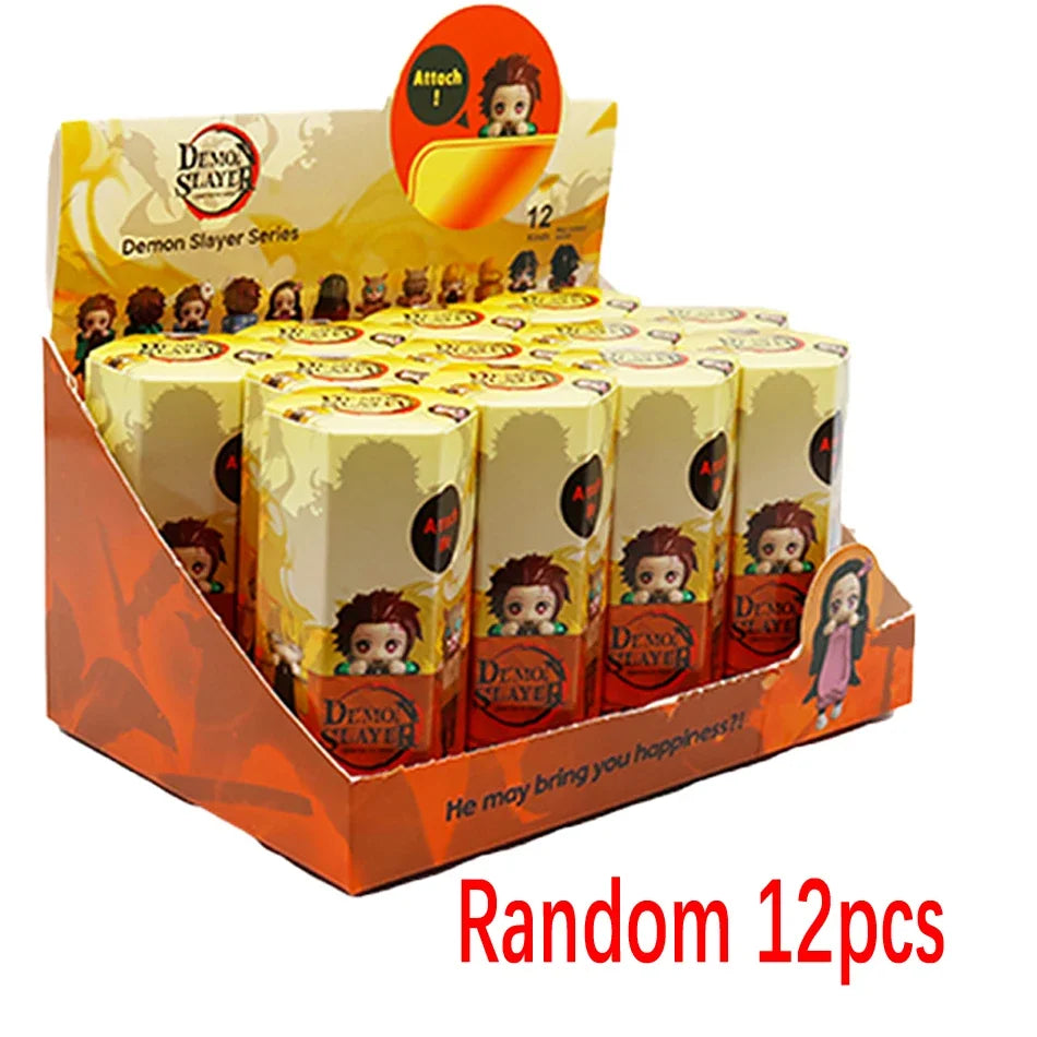 2025 New Styles Sonneess Angel Anime Demon Slayer Blind Box Set Handmade Anime Cartoon Doll Desktop Decoration Birthday Gift