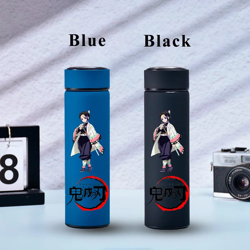500ML Demon Slayer Anime Stainless Steel Water Cup Portable Large Capacity Outdoor Water Bottle Hot Ice Water Insulated Cup