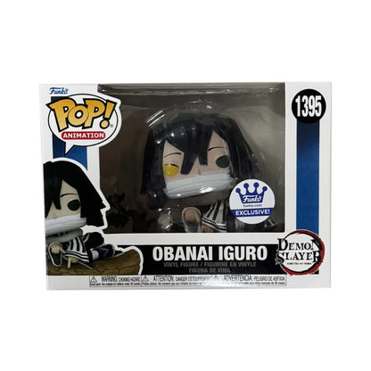 Animation Demon Slayer funkos Obanai Iguro #1395 Exclusive pops Vinyl Action Figure Toys Collection Dolls Home Decor Model Gifts