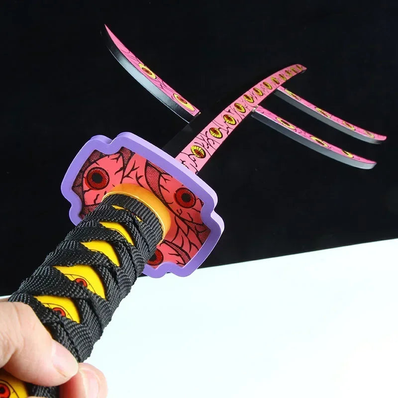 104cm Demon Slayer Katana Schwert Sword Anime Cosplay Prop Ninja Knife Real Size Japanese Katana Original Samurai Sabre Gift