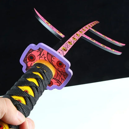 104cm Demon Slayer Katana Schwert Sword Anime Cosplay Prop Ninja Knife Real Size Japanese Katana Original Samurai Sabre Gift