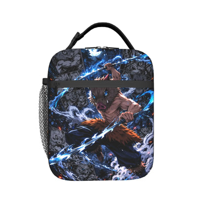 D-Demons Slayers Portable Lunch Box Multifunction Kimetsus No Yaibas Cooler Thermal Food Insulated Lunch Bag School Student