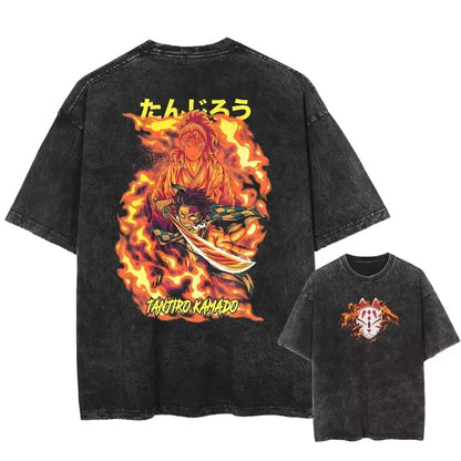 T-shirt Sanemi Demon Slayer, visuel 5 sur 10