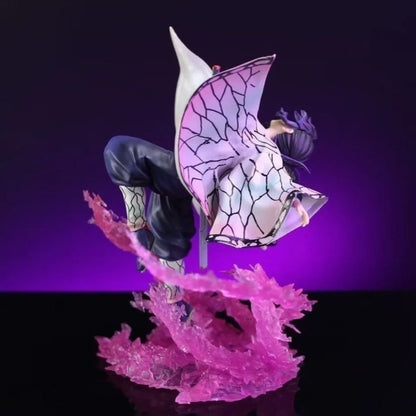 20cm Anime Demon Slayer Figure Kochou Shinobu Action Figures Pvc Statue Desktop Ornamen Collection Model Toys Gifts