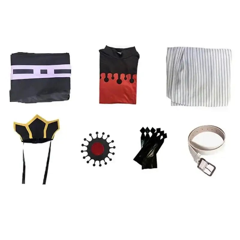 Anime Costume Wig Fan Doma Douma Cosplay Clothes Kimono Outfit Halloween Carnival Costumes For Men Wom # 1