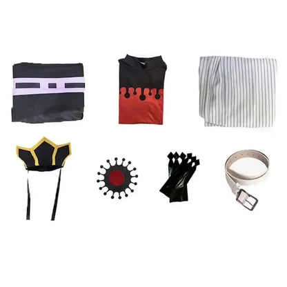 Anime Costume Wig Fan Doma Douma Cosplay Clothes Kimono Outfit Halloween Carnival Costumes For Men Wom # 1