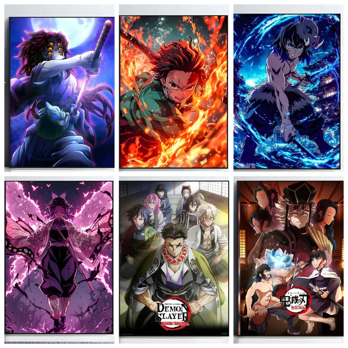Adult Jigsaw Puzzle 500/1000 pcs Puzzle  Anime D-Demon Slayer Paper Puzzle Decorative Painting Exercise Brain Thinking