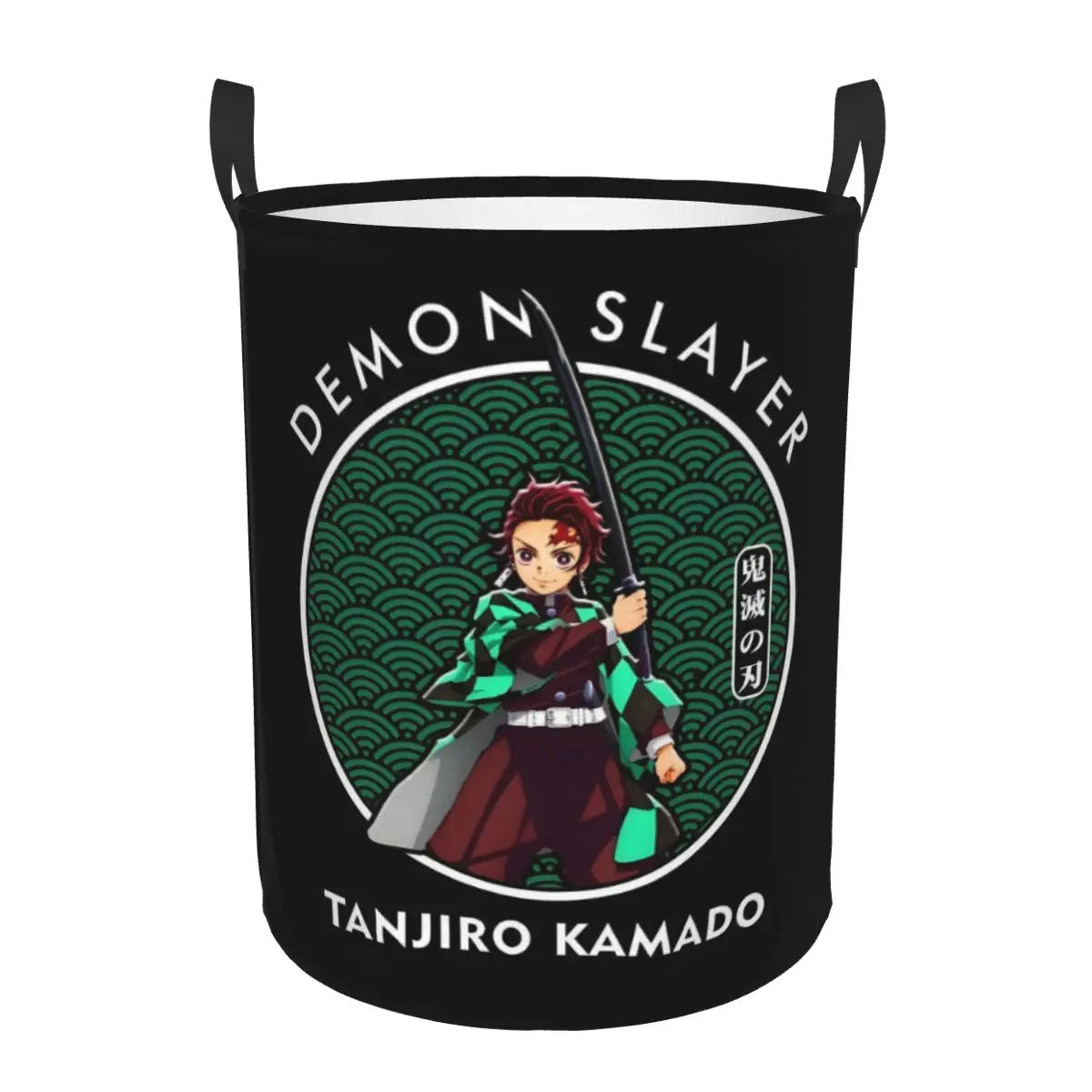 Demon Slayer Tanjiro Kamado Laundry Basket Collapsible Large Capacity Clothes Storage Bin Anime Manga 
 Laundry Hamper