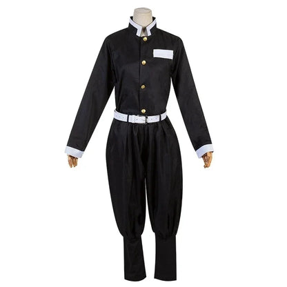 Anime Demon Slayer Kimetsu   Kochou Shinobu Cosplay Kostuum Pruik Set Kimono Uniform Halloween Anime Kostuums Voor Volwassen Kid