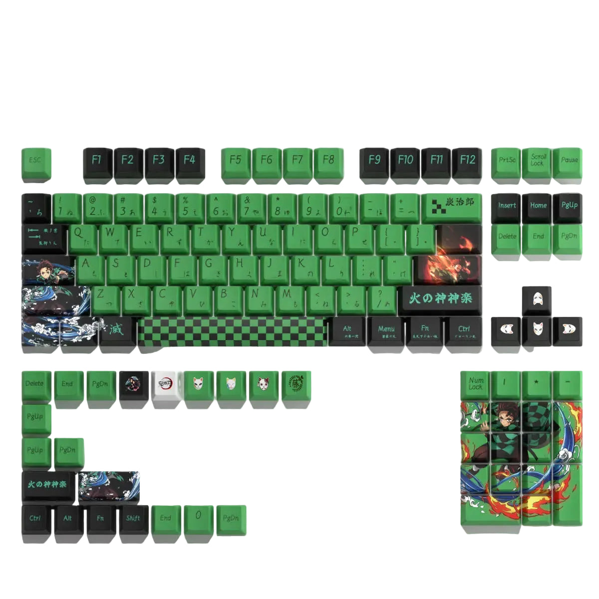 Jeu de keycaps Tanjiro