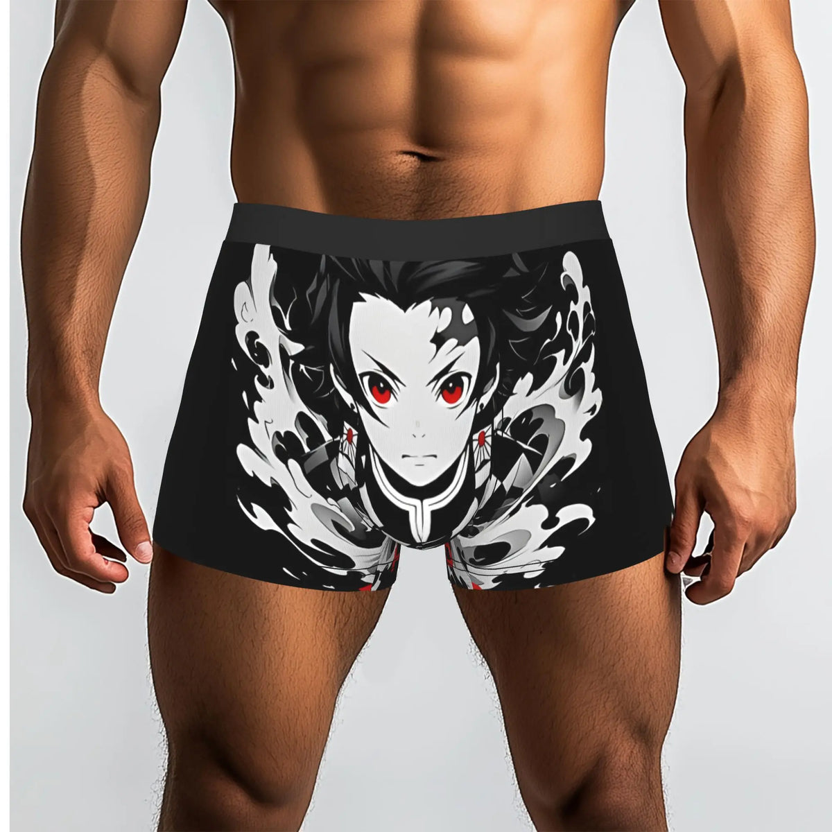 Caleçon Nezuko noir blanc
