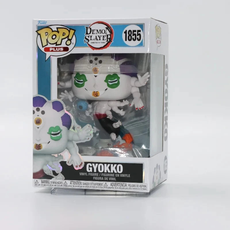 FUNKO POP Original Demon Slayer Blade Mi Douzi TANJIRO KAMADO Muichiro Tokoto Doma Akaza Action Anime Figures Toys Gift Model