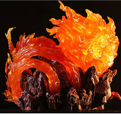 27cm Demon Slayer Rengoku Kyoujurou Anime Action Figure Pvc Statue Figurine Model Collection Decoration Boy Birthday Toy Gifts