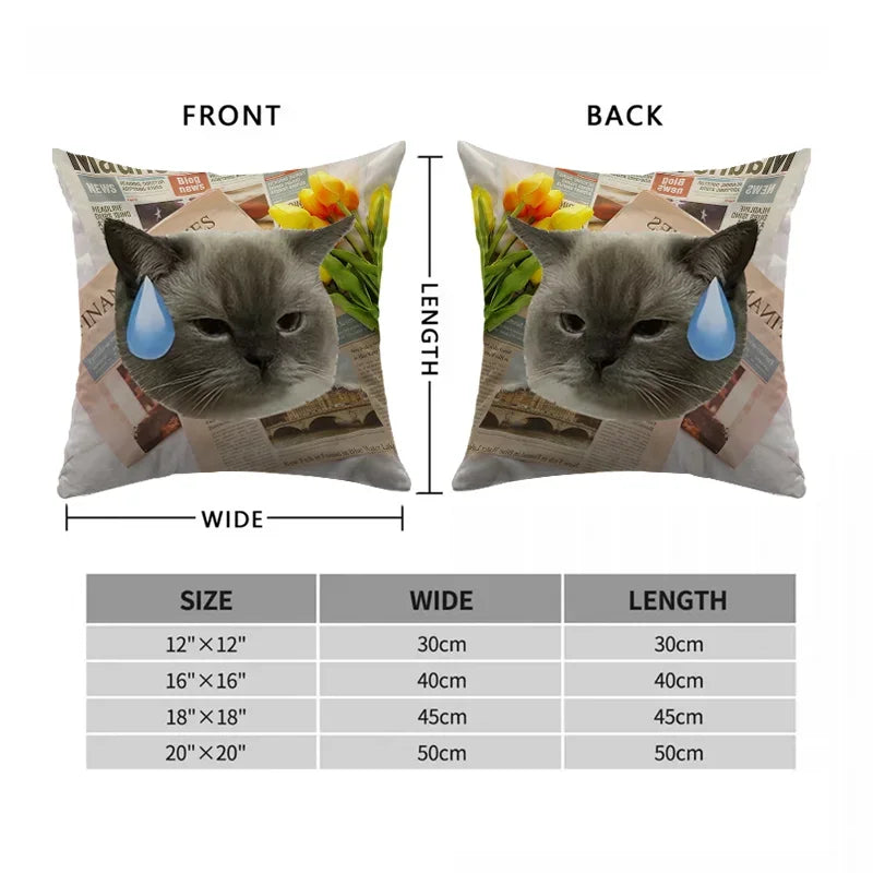 Pillow Demon Slayer Cushion Cover 45*45 Pillowcase Decorative Pillows for Sofa Pilow Cases Pillowcases 50x50 Car Decoration Body