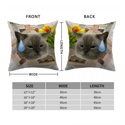 Pillow Demon Slayer Cushion Cover 45*45 Pillowcase Decorative Pillows for Sofa Pilow Cases Pillowcases 50x50 Car Decoration Body