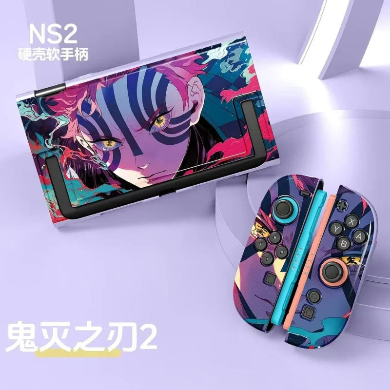 Demon Slayer For Switch2 Protective Case Anime Akaza Kamado Nezuko Kochou Shinobu Anti Fall All ProtectiveInclusive Hard Shell