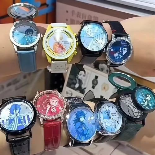 Official Genuine Demon Slayer Watch Blind Box Vol 2 Forged Time Series Tanjiro Zenitsu Nezuko Quartz Wrist Watch For Anime Fans