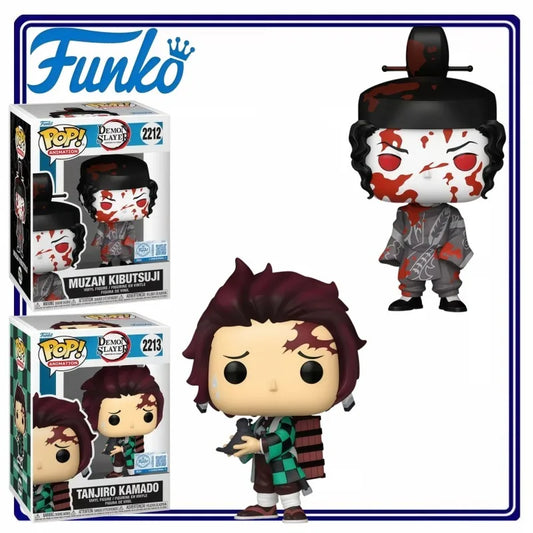 Funko Pop Demon Slayer Muzan Kibutsuji Tanjiro Kamado Premium Vinyl Figure Collectible Anime Goods Desk Decor Room Decor Gift