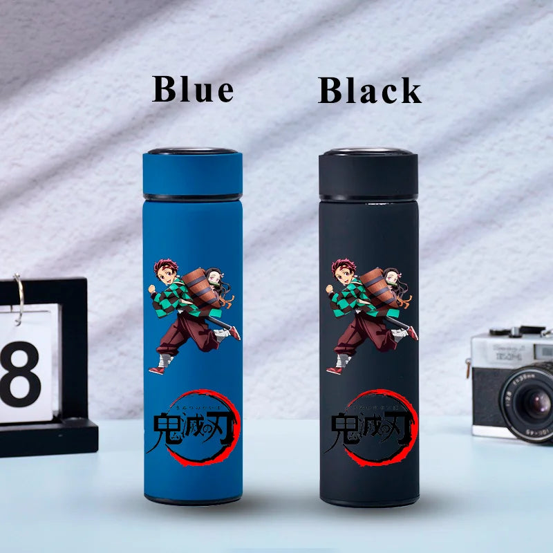 500ML Demon Slayer Anime Stainless Steel Water Cup Portable Large Capacity Outdoor Water Bottle Hot Ice Water Insulated Cup