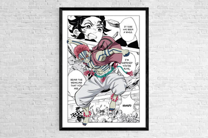 Japan Anime Figure Demon Slayer Picture Art Home Decor Canvas Painting Poster For Living Kids Room Sofa Wall Decoration Posters