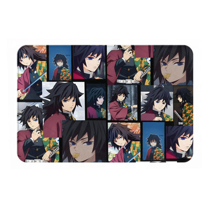 Demon Slayer Doormat Mat Anti-Slip Anime Giyu Tomioka Kitchen Bathroom Living Room Rug Carpet 40*60cm