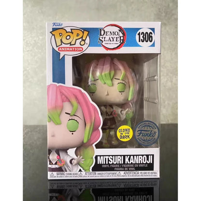 FUNKO POP Original Demon Slayer Blade Mi Douzi TANJIRO KAMADO Muichiro Tokoto Doma Akaza Action Anime Figures Toys Gift Model