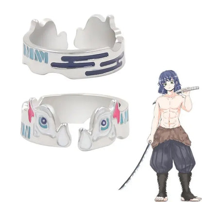 Anime Peripheral Ghost Slayer: My Wife Shanyi Tomioka Yoshitomo You Bean Charcoal Jiro Can Open and Close Ring