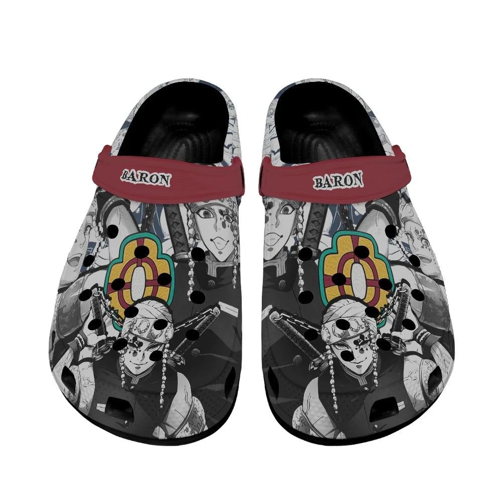 Anime Demon Slayer Non Slip Casual Cave Shoes Men Women Kamado Tanjirou Home Slippers Outdoor Beach Sandal Anime Cosplay Gift
