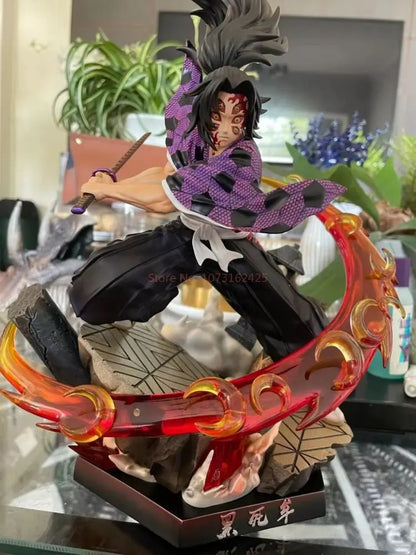 26cm Demon Slayer GK Kokushibo Anime Figure Kimetsu No Yaiba Figurine Dolls Collectible Model Decor Toys New Year Gift Children