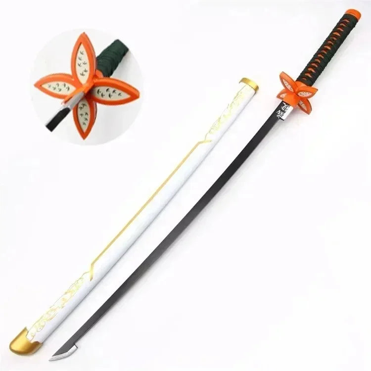104cm Demon Slayer Katana Schwert Sword Anime Cosplay Prop Ninja Knife Real Size Japanese Katana Original Samurai Sabre Gift