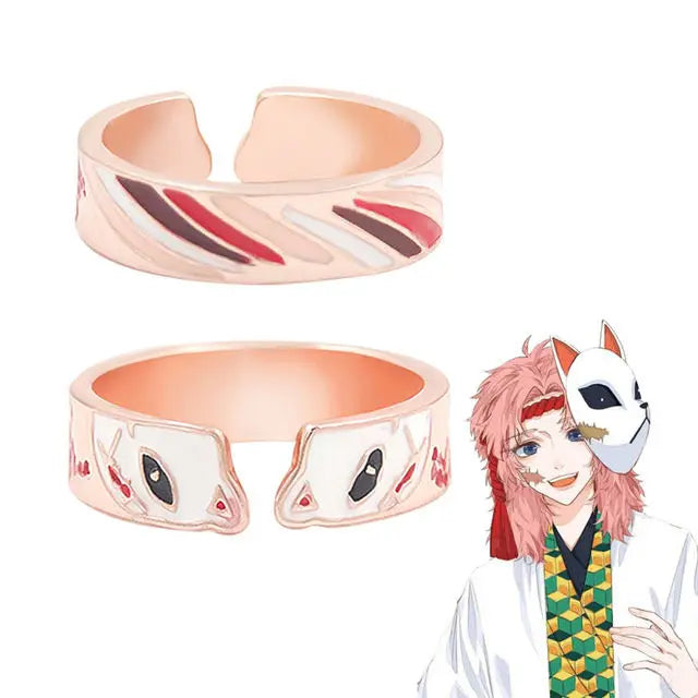 Anime Peripheral Ghost Slayer: My Wife Shanyi Tomioka Yoshitomo You Bean Charcoal Jiro Can Open and Close Ring