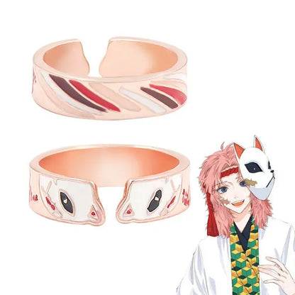Anime Peripheral Ghost Slayer: My Wife Shanyi Tomioka Yoshitomo You Bean Charcoal Jiro Can Open and Close Ring