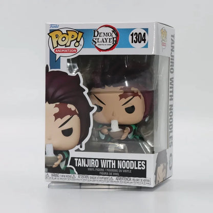 FUNKO POP Original Demon Slayer Blade Mi Douzi TANJIRO KAMADO Muichiro Tokoto Doma Akaza Action Anime Figures Toys Gift Model