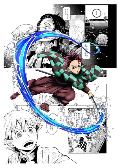 Japan Anime Figure Demon Slayer Picture Art Home Decor Canvas Painting Poster For Living Kids Room Sofa Wall Decoration Posters