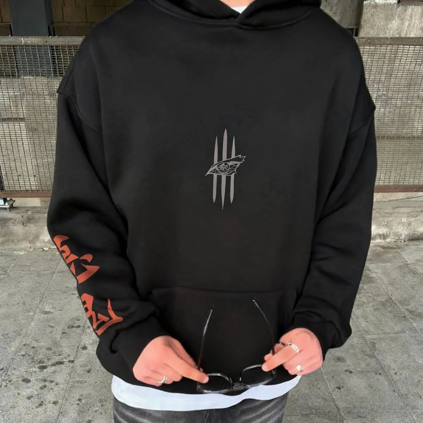 Demon Slayer Anime Douma Printed Hoodie 2026 Men's Autumn/Winter New Harajuku Plus Size Trendy Casual Loose Y2K Parent Child Top