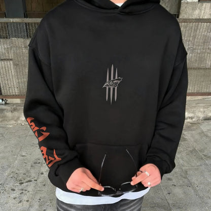 Demon Slayer Anime Douma Printed Hoodie 2026 Men's Autumn/Winter New Harajuku Plus Size Trendy Casual Loose Y2K Parent Child Top